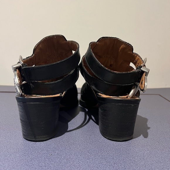 Topshop Western Open Heel Bootie with Double Ankle Strap - Picture 5 of 6